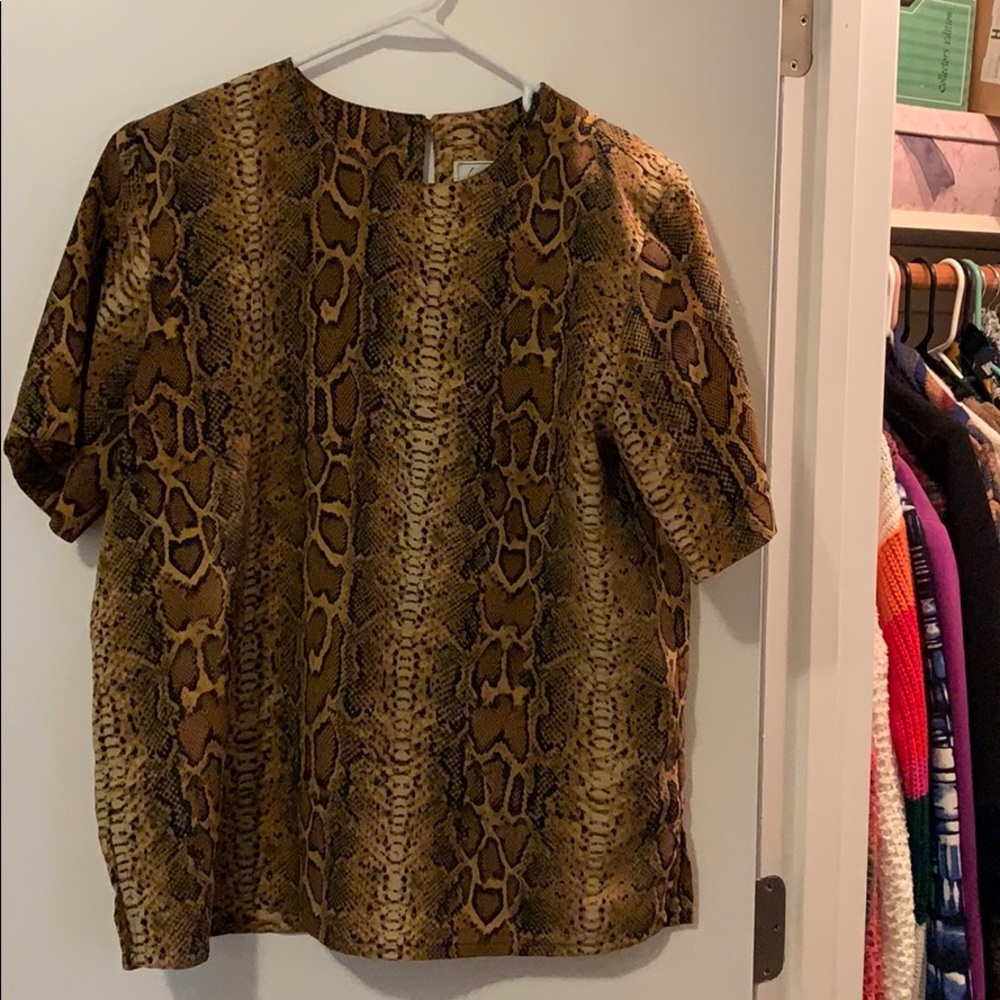 Animal Print Top